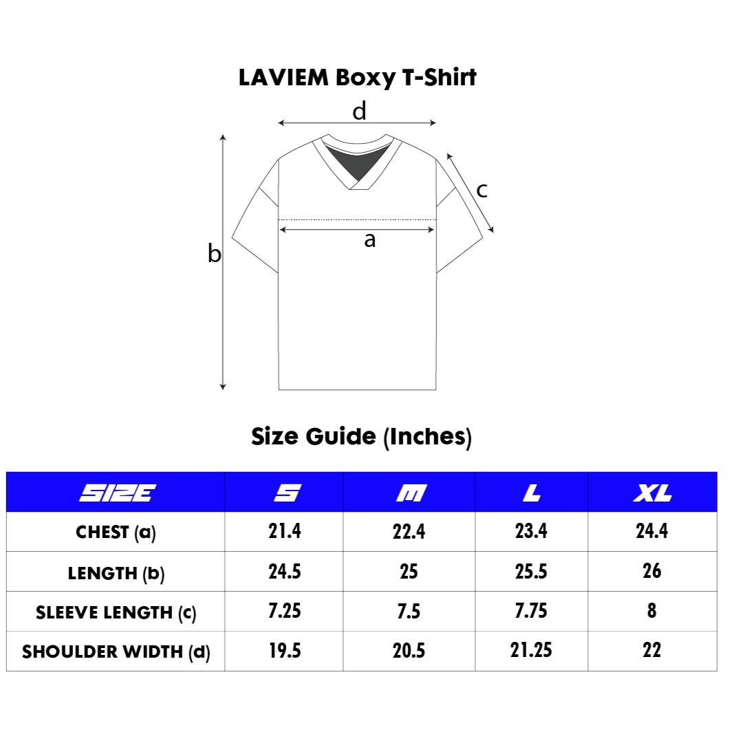 Laviem V-neck Boxy T-Shirt Street Style form boxy 100% cotton, cropped t-shirt